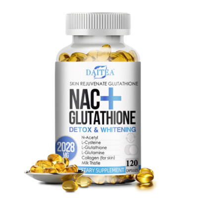 Nac Glutathione Collagen Capsules Skin Anti-Aging Antioxidant Anti-allergic  US