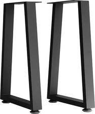 16" Metal Furniture Legs with Adjustable Feet Desk Legs Iron Desk Legs Coffee Ta