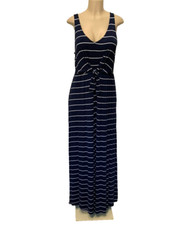 SO NWT Blue Stripe Maxi Dress Size Large