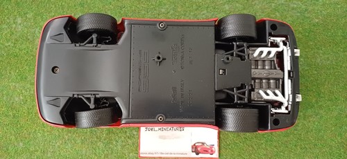PORSCHE 959 rouge 1/18 TONKA POLISTIL voiture miniature de collection sans boite - Foto 8 di 8