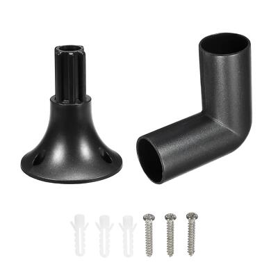 10Set Solar Fackellicht Basis Kit Stangen Wand Montage für Gartenweg Beleuchtung