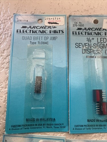 MIXED LOT of 8 Radio Shack 7 ,16, 14 Pin Low Profile Socket 8 In All - Picture 2 of 10