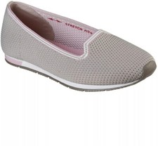 SKECHERS Women's Cleo Jogger Quick Wit Slip-On Casual Ballet Flats Color Taupe 8