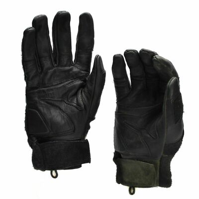 Original Austrian Army combat tactical gloves Leather Nomex