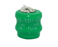 3pcs 2.4V 40/80mAh Button Ni-MH Battery for PLC CNC CMOS Chip Data Backup Power