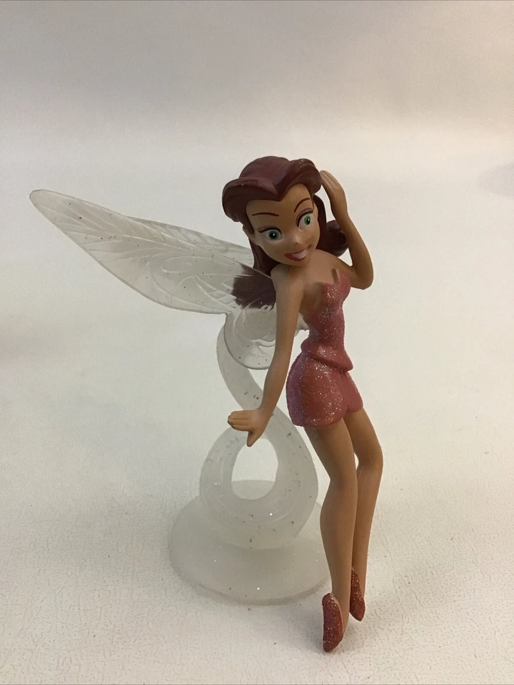 Disney Campanilla Hadas Lote de 4 Figuras PVC Juguete Decoración de Pasteles Multicolor Foto 4 de 4