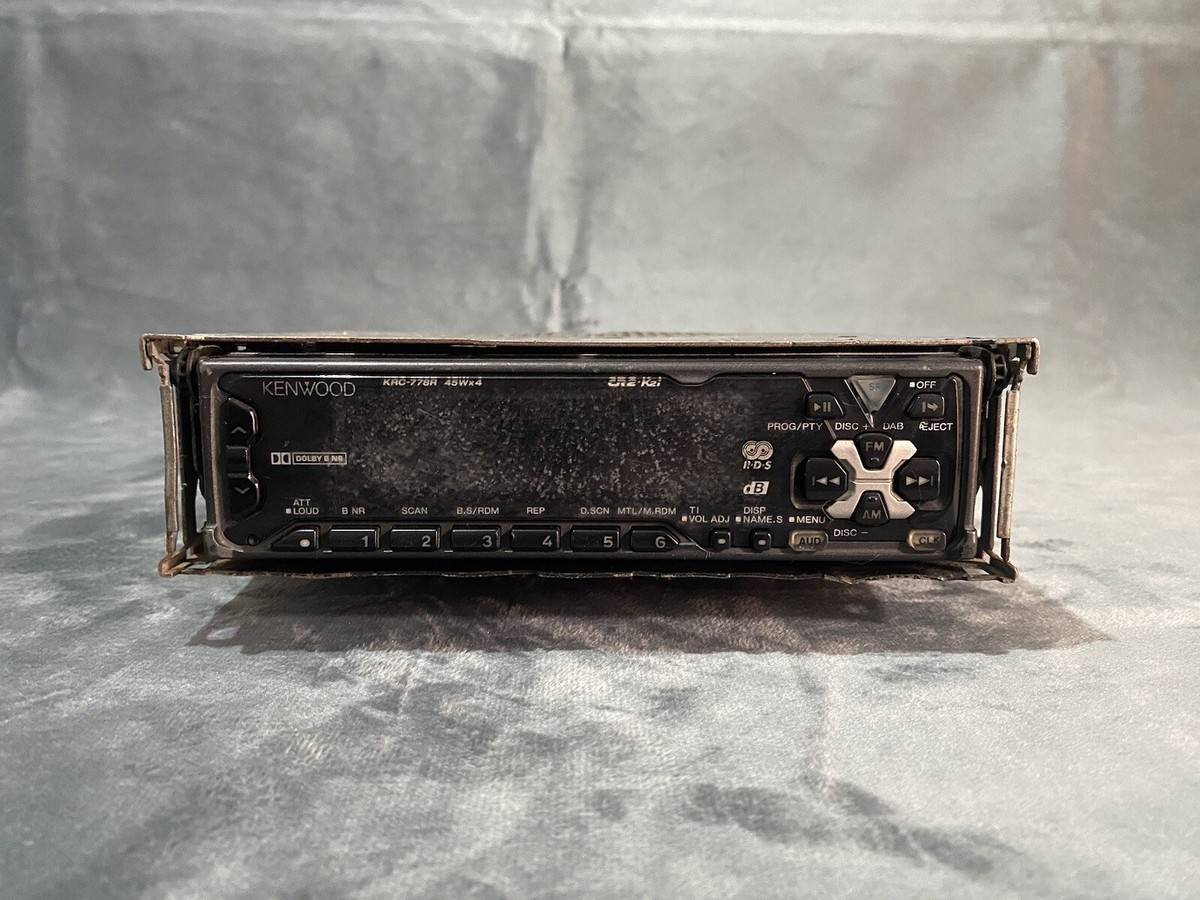 Vintage Kenwood KRC-778R Cassette Player Old School Car stereo
