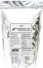 NuSci Pure Vitamin B6 Pyridoxine Powder 2.2 lb (1000g)