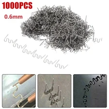 1000pcs 0.6mm S Plastic Repair Machine Nail Patch Welding Nail Hot Staple