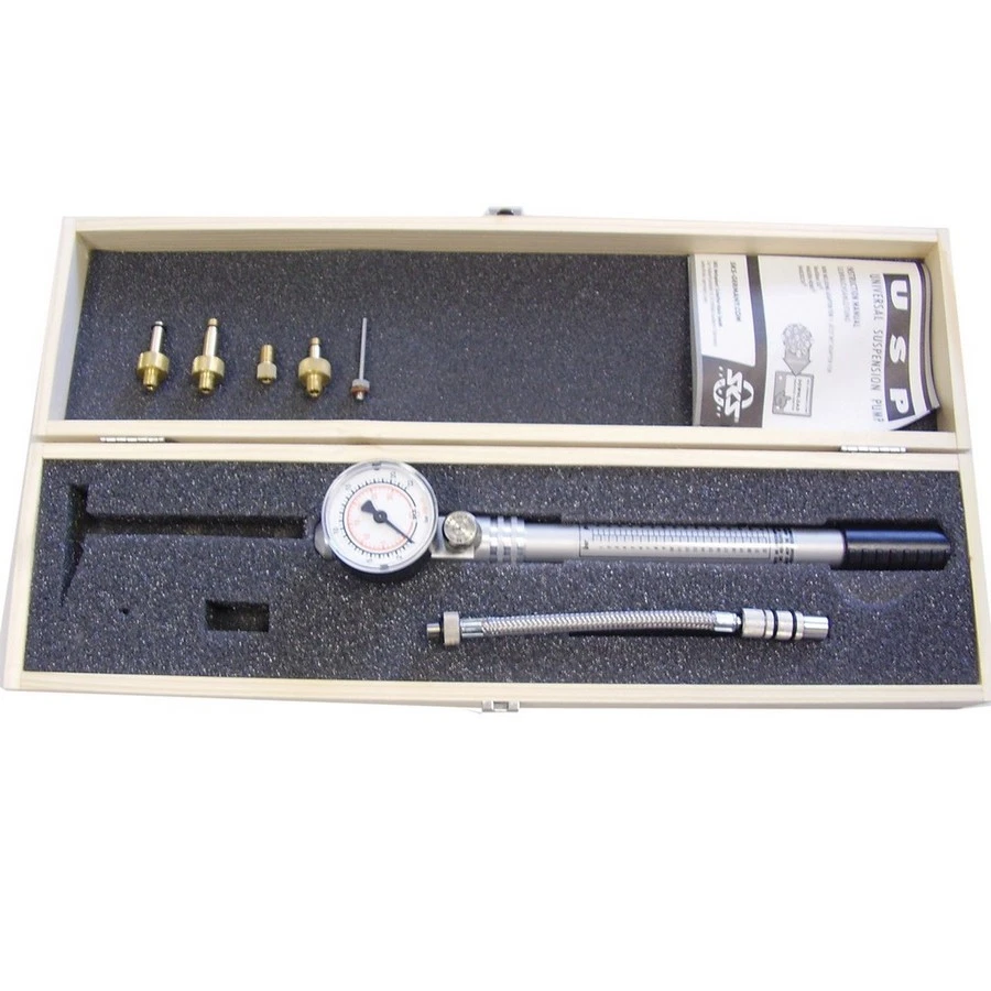 SKS Universelle Fahrrad Pumpe für Federgabel bis 22 bar mit Manometer 2199 - Bild 1 von 1