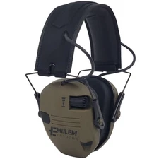 Shield Pro Electronic Shooting Ear Protection for Gun Range Safety - Green