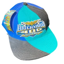 Brickyard 400 1997 Black Royal Green Tow Wave Top of the World snapback hat