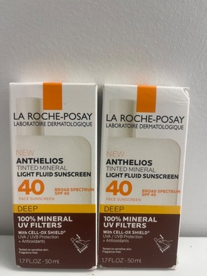 (2) La Roche-Posay Anthelios Mineral Tinted Ultra Light Sunscreen Fluid - 1.7oz