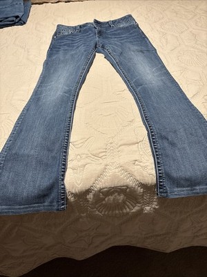 Women's size 31x34Miss Me bootcut jeans style # JP761982pre-owned