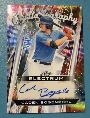 2026 Leaf Electrum CADEN BOGENPOHL Philadelphia Phillies Rookie AUTO 7/15