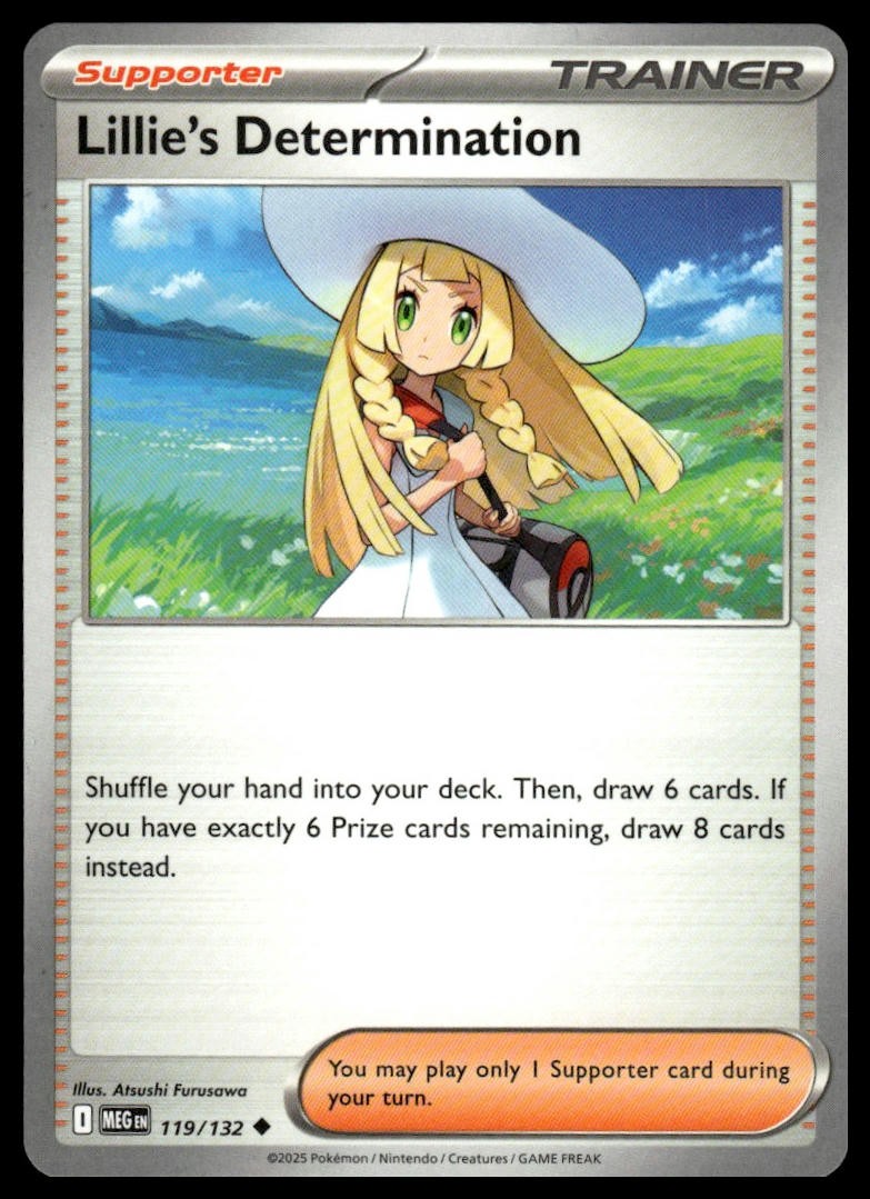 Lillie's Determination ME01: Mega Evolution 119/132 Normal NM