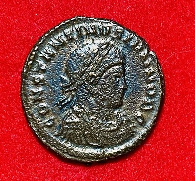 Constantine II Caesar AE Follis Trier AD 324-325, CAMPGATE, VERY RARE, BUDGET, G