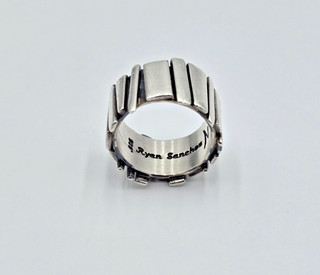 Ryan Sanchez Navajo Sterling Silver Ring Size 7