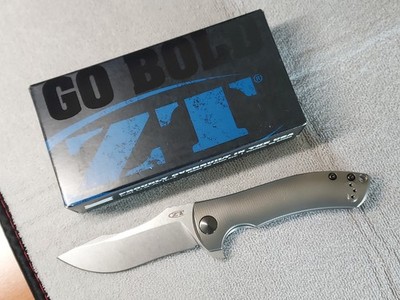 Zero Tolerance ZT 0920 Les George Ti CPM-20CV Folding Knife Original Box NICE