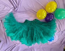 Teal Green Malco Modes Women s Square Dance Petticoat Skirt