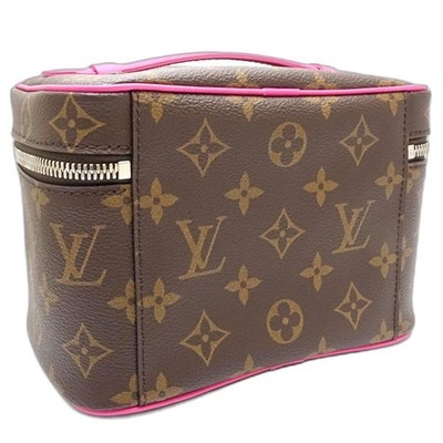 Louis Vuitton ピンク ポーチ Authentic Louis Vuitton Rose Pop Hot Pink LV Monogram Cles Case