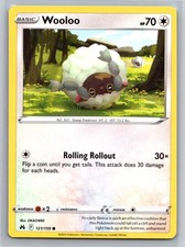 Wooloo 121/159 Crown Zenith Pokemon TCG Card Common Colorless-Type Basic Sheep