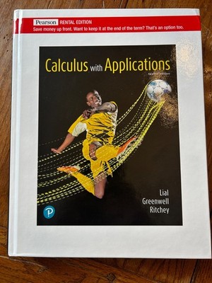 Calculus with Applications 12E - Hdcvr - By Lial/Greenwell/Ritchey - Rental Edtn