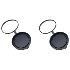 1 Pair Objective Lens Caps 60-61 mm Binocular Lens Protective Cover