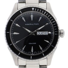 HAMILTON H375110 Jazzmaster black Dial Quartz Stainless Steel Men s