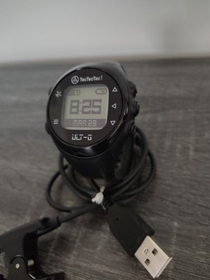 golf Watch  TecTecTec ULT-G Golf GPS - Preloaded Worldwide Courses With Cable