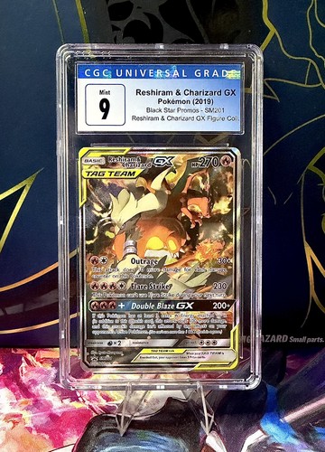 Reshiram & Charizard-GX graded CGC 9 for sale on eBay