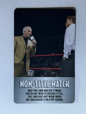 2005 Specialty Board Games WWE DVD Board Game 1st Edition Eric Bischoff Card