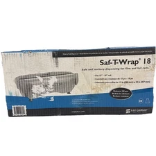 San Jamar Saf-T-Wrap 18 Plastic Wrap and Foil Dispenser For Restaurants,Bakeries