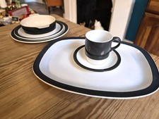 Poole pottery charcoal compact replacement pieces - discontinued black & white