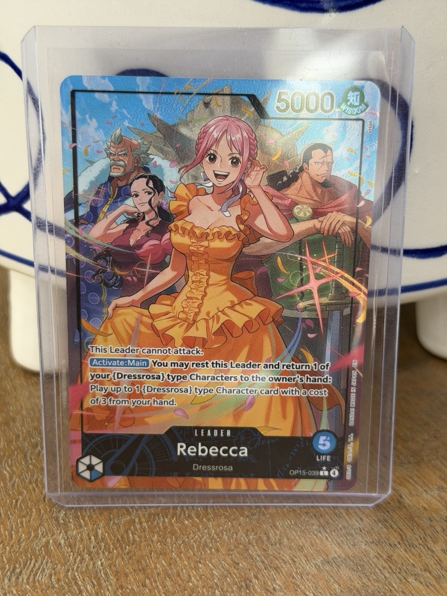 One Piece Rebecca OP15-039 Leader Alt Art Adventure on Kami's