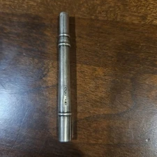 Antique English hallmarked Sterling silver needle case.