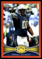 Kendall Reyes 2012 Topps Chrome #116 Chargers Insert ? SEE SCAN! FREE SHIPPING