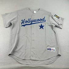 VTG Hollywood Shirt Mens XL White Short Sleeves Button Up