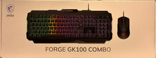 MSI - FORGEGK100C - Combo   Gaming RGB Keyboard  Mouse Set - Black