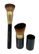 2 Laura Geller Wonder Brush Pinceau  Retractable Angled Kabuki Brush