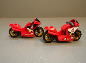 Lego Sets 60084: City Racing Bike Transporter Octane & 60113: Rally Car