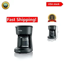 Ergonomic 5-Cup Coffee Maker with Easy-to-View Water Window for Perfect Brewing