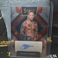 2022 Panini Select WWE #SG-DPR Damian Priest AUTOGRAPH Wrestling NXT Card