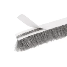 Adhesive Brush Seal Weather Stripping 15/32"x9/32"x32.8ft Door Brush Strip