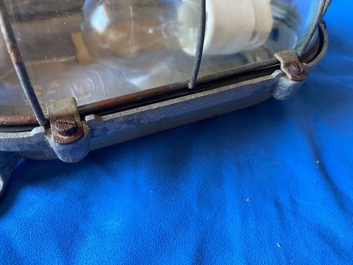 Original DDR Kellerlampe Bunkerlampe Fabrik Loft Design Lampe E 27 P43 Original - Bild 15 von 16