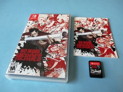 No More Heroes Nintendo Switch Game w/Case & Booklet