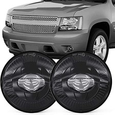 Led Fog Lights 5202 07-19 Chevy, 07-16 GMC, 07-14 Ford, 08-10 Pontiac-Black