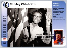 #4856 Shirley Chisholm FDC Maxi Card