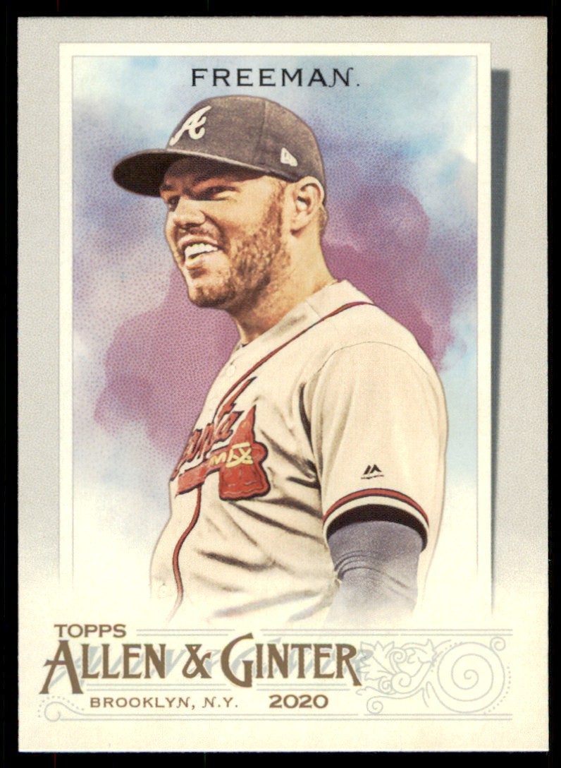 2020 Topps Allen & Ginter Freddie Freeman Atlanta Braves #47