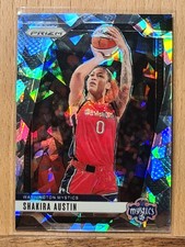 Shakira Austin #134 2024 Prizm WNBA Silver Cracked Ice Prizm Mystics W0138A